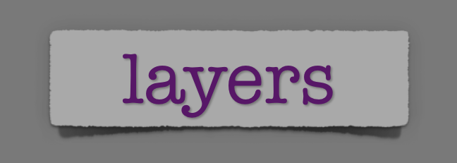 lenten journal: layers