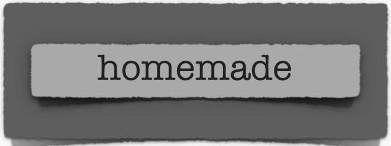 lenten journal: homemade