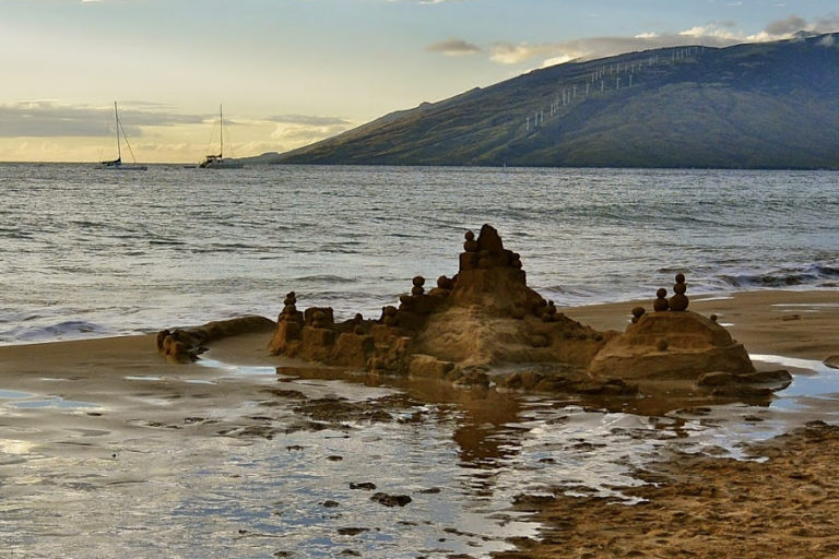 building sand castles