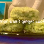lemon basil ginger cookies