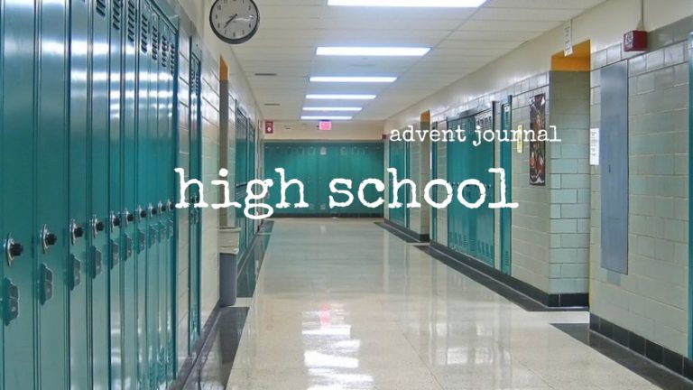 advent journal: high school