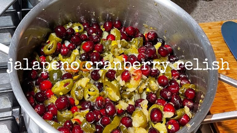 jalapeño cranberry relish