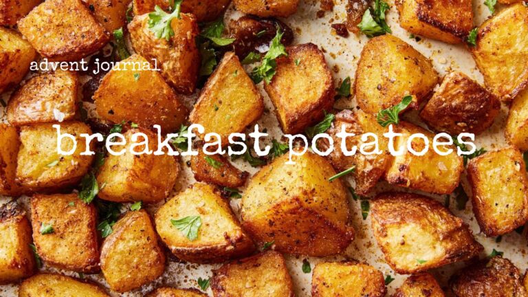 advent journal: breakfast potatoes