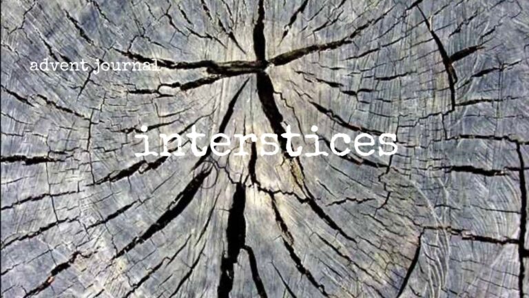 advent journal: interstices