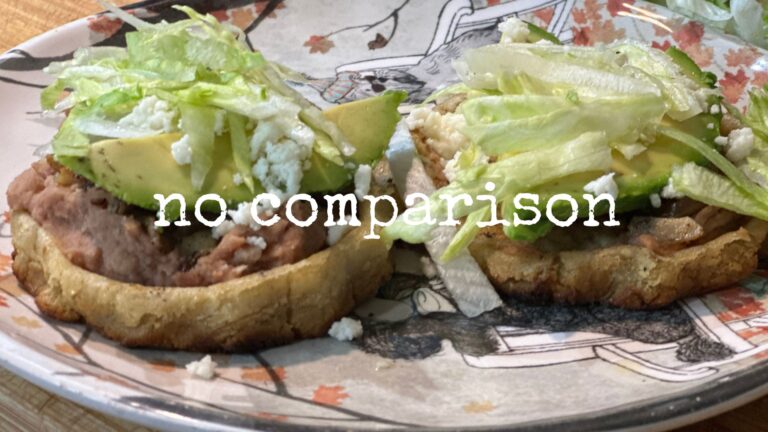 no comparison