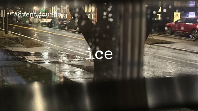 advent journal: ice