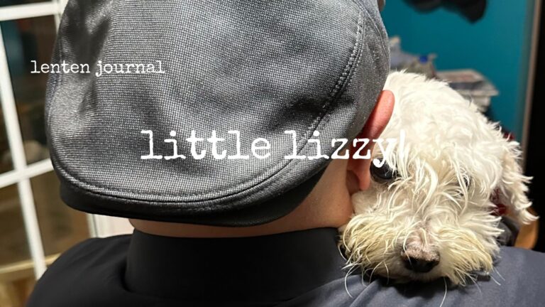 lenten journal: little lizzy!